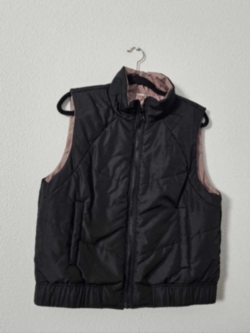Womens Zella Puffer Vest Sz L